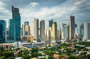 フィリピンの発展する都市部