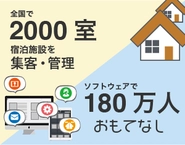 日本最大規模の民泊オペレーション事業とソフトウェア事業