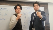 (左)法人営業：吉川　(右)代表取締役：久保田