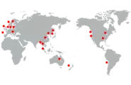 現在、日本全国・世界33カ国に住む400人の完全オンラインメンバーが、様々な業務を遂行しています。