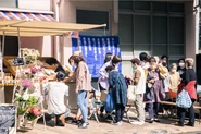 slow主催「空き地マルシェ」3回目の様子