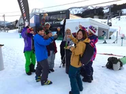 スノーガーデン石打丸山公認アンバサダーにて、旅人と考えた企画をスキー場で実施