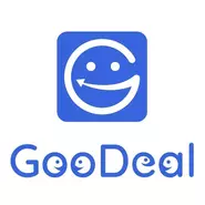自社サービス「GooDeal」のロゴ。eコマース、ライブコマース、チャットコマースなど多様化するオンラインの販売形態に対応していく技術力があります。