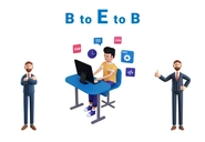 弊社のビジネスモデル「B2E2B ＝ Business(企業) to Employee(社員) to Business(企業)」
