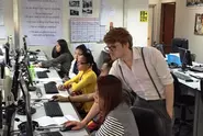 Cebuオフィスでの稼働風景。