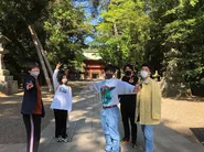 合宿のあとに鹿島神社に参拝しました！