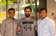 Founderの3名です。左から、CBOのParesh Jain, Principal EngineerのParin Shah, そしてCEOのJigar Sharです。