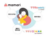 子育ての不安を解消する「ママリ」、ママの就労の課題解決を目指す「ママRework」、購買に悩む家族を支える「ママリ口コミ大賞」など様々なサービスを提供