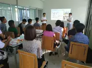 ミャンマーにある日本語学校での授業風景