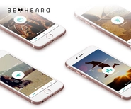 BeHeardは世界中の"リスナー"と1対1で繋がれる新しいコミュニケーションサービスです。