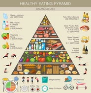 健康的な食生活のピラミッド