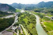 一級河川の緑川を起点としたまちづくりを行う、熊本県甲佐町。