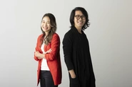 ソレクティブの創業者、岩井 エリカと共同創業者兼 COOウォン アレン
