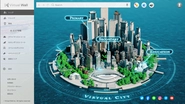金融バーチャル空間「Virtual Wall City」開発中