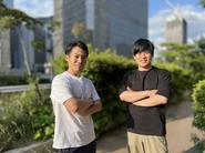 (左)COO北山と(右)CEO松枝