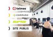 お客様のビジネス拡大のため、telmee・commubo・SUPREE・SITE PUBLISなどの自社製品・サービスでサポートしています！