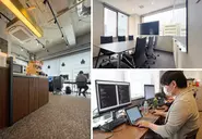 東京・九段下の駅前にあるオフィスは、眺めのいい開放的なロケーション。出社する際には、フリーアドレスのデスクを使っています！