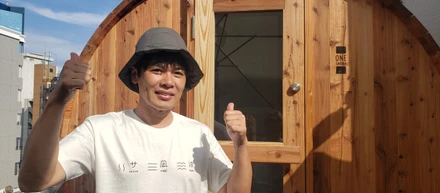 屋上バレルサウナオープンしました！