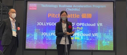 ジョリーグッド、TechBiz英語ピッチバトルにてBest Pitch賞受賞！医療VR事業の海外展開を今後も加速へ