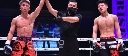 RISE門口選手がクリスマスに勝利！