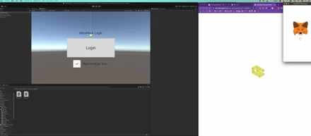 Unity C#とMetamaskログインの開発 MacOS版