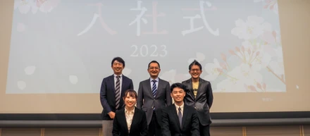 2023年 新卒4期生の入社式を開催しました！