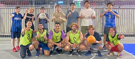 会社の部活動でバスケしていたらオーストラリア人3人が乱入してきたので一足お先にワールドカップを開催しました