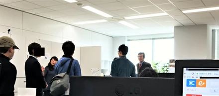 「ガス自由化」に向けてテレビ取材を受けました。