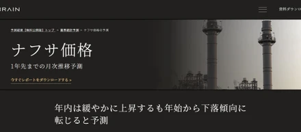 経済特化生成AI『xenoBrain』、原材料価格、製品需要、景気動向など50市況の予測ページを追加で無料公開しました！