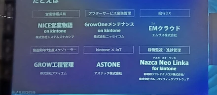 CybozuDays 2023にて弊社のkintoneアプリ「ＥＭクラウド」が紹介されました！