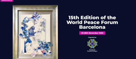 世界平和フォーラム2023 in Barcelona スピーカーとして参加！！