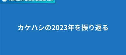 具体例で振り返る、カケハシの新たな兆し（2023年末編）
