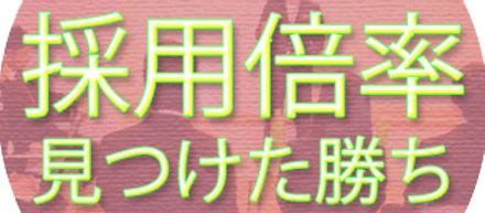 12.採用倍率 見つけたら勝ち 求人多数