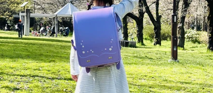 社長からプレゼントされたランドセル。娘の小学校生活がスタートしました