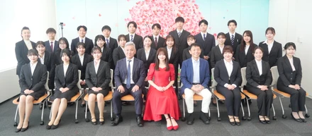 ◤IBJ婚活アンバサダー《森香澄さん》　新卒入社式にサプライズ登場✨◢
