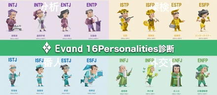 【MBTI診断】Evandメンバーに、「MBTI診断やってみませんか！」と声をかけたら、100名以上が答えてくれたので、結果をまとめてみました！