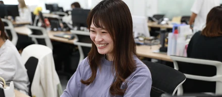 仕事に前向きな人と働くことが、自身の成長につながる　新卒5年目のいまの想い