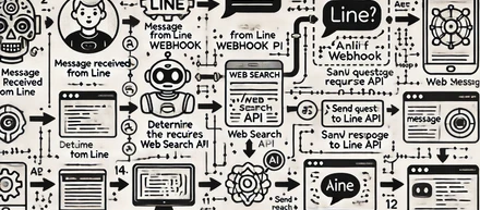 AIとchatできるLineBotを作った話6