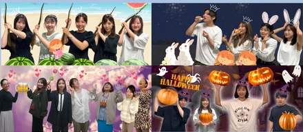 社員の誕生日はみんなでお祝いします！