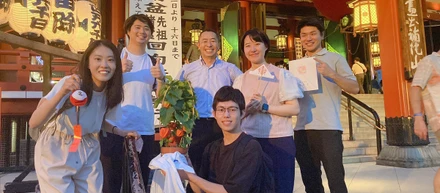 代表の吉田とメンバーで浅草寺の「ほおずき市」に参加！浅草ホッピー通りのおすすめの居酒屋でプチ交流会♪
