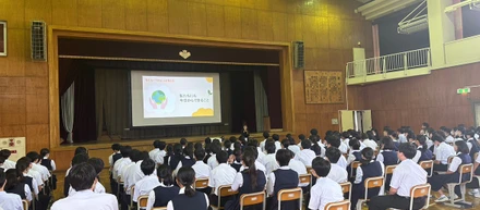葛飾区立常盤中学校にて「SDGsスクール」を実施しました！