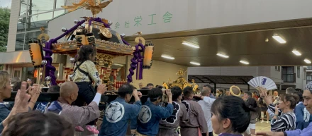 池袋氷川神社の祭礼に参加しました！