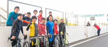 スタメンが自転車の大会に出ました！