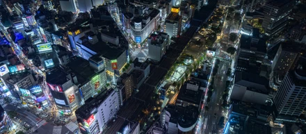 【写真部】天空から渋谷を見下ろす