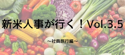 【新米人事が行く！Vol3.5】〜社員旅行編〜