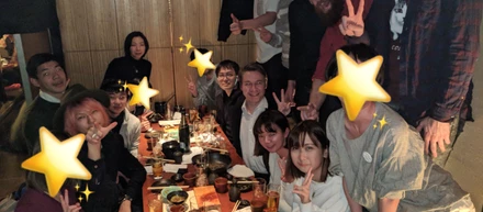 Lang-8もやりました忘年会🍻