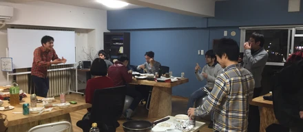 忘年会＆歓迎会で、「川の幸」をいただきました。