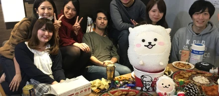 12月21日は、ペコッターチームの忘年会でした！