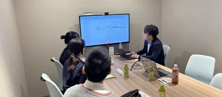 中学校の社会実習の一環として取材を受けました！