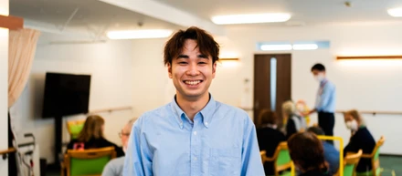 運動と、人に教えることが好きで介護インストラクターに。入社半年でキャリアアップした社員が感じる、20代が活躍しやすいnagomiの社風とは。